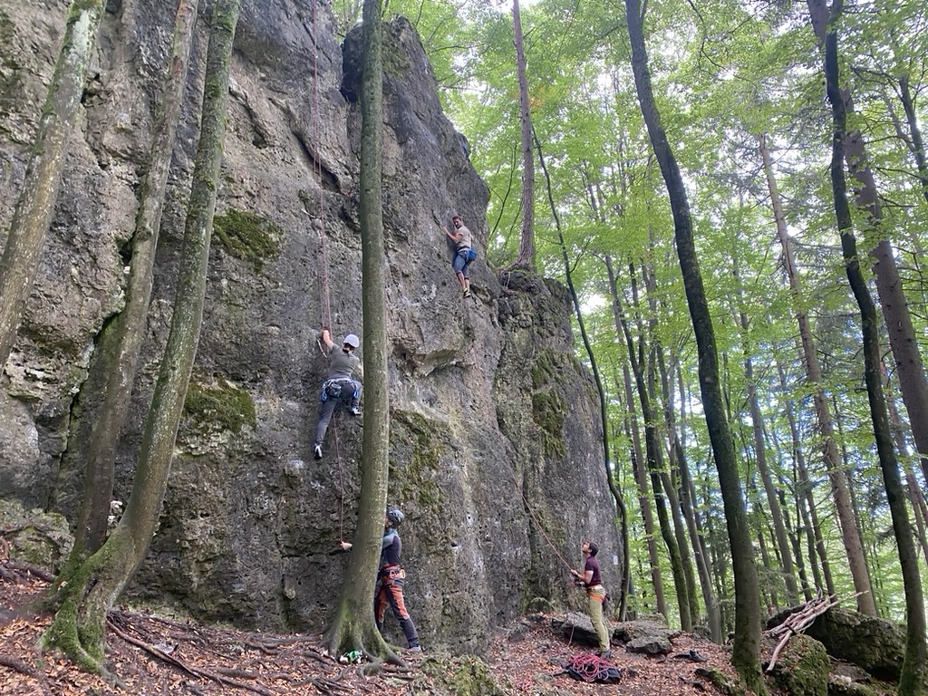 Klettertage in der Fränkische Schweiz, Hirschbachtal – 3 Tage